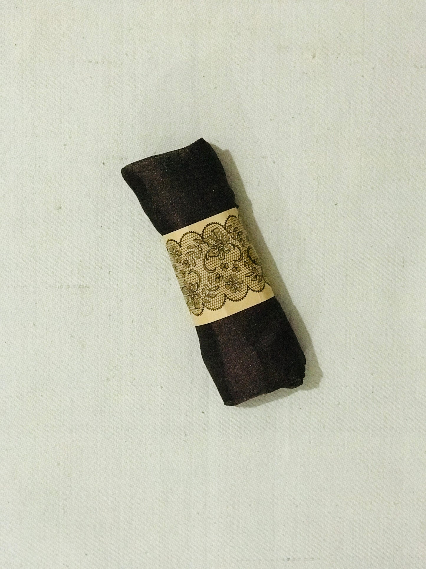 PAPER SILK HIJAB - DARK BROWN