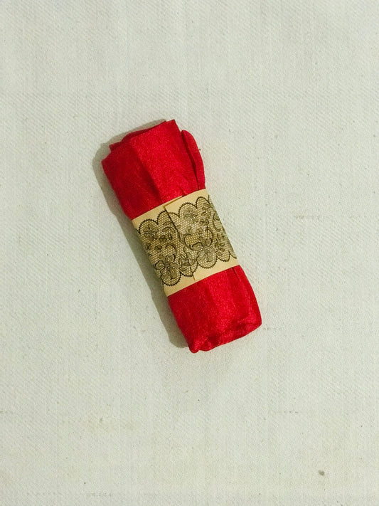 PAPER SILK HIJAB -  RED