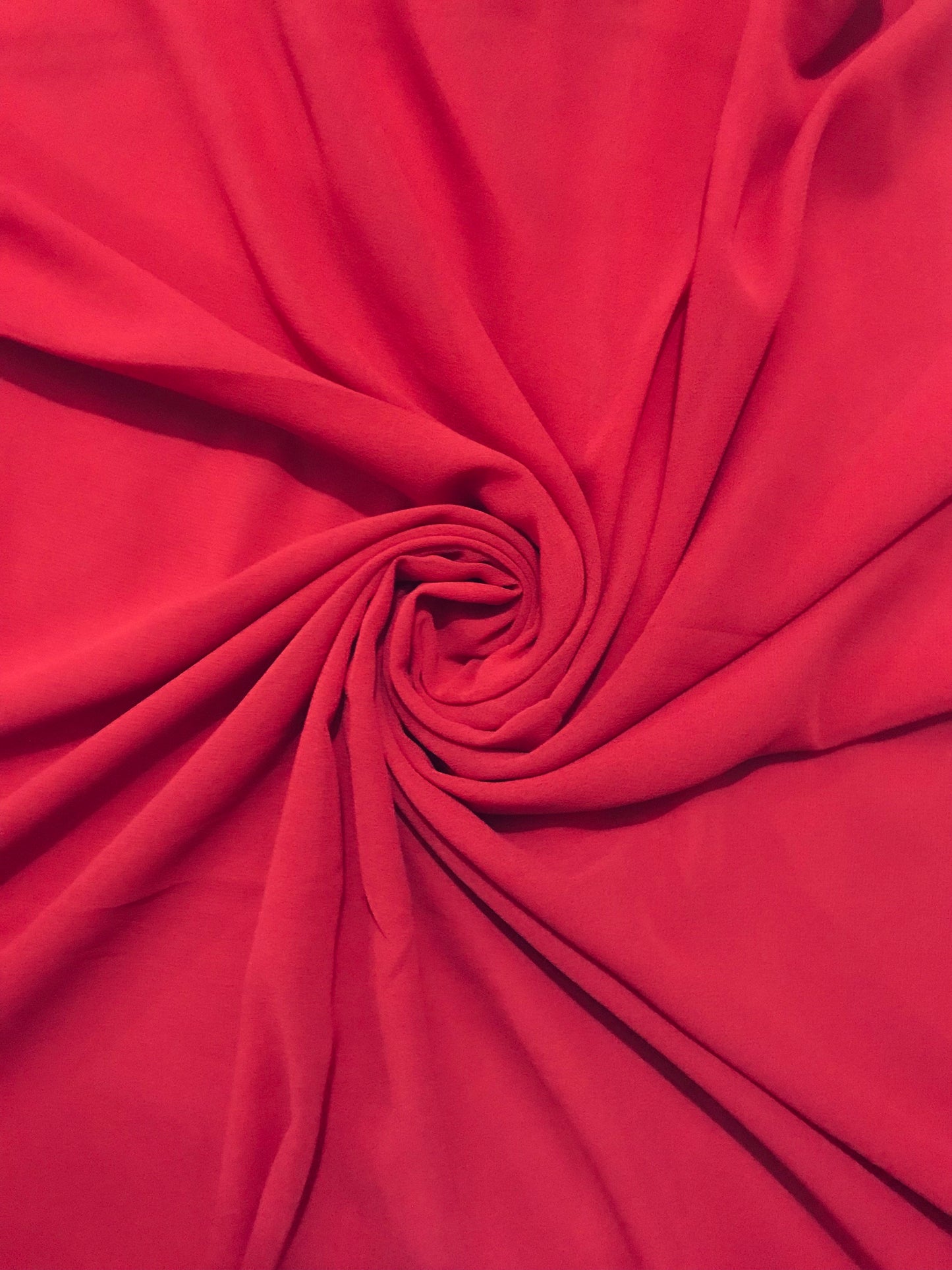 CHIFFON PLAIN HIJAB -  RED